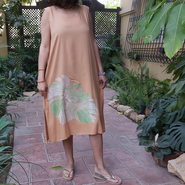 Garden Leaf Midi Dress – view 17