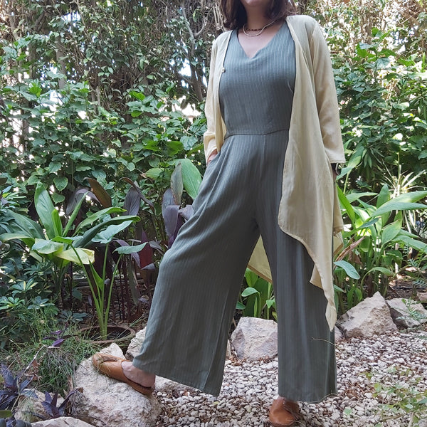Olivette Linen Jumpsuit – view 4