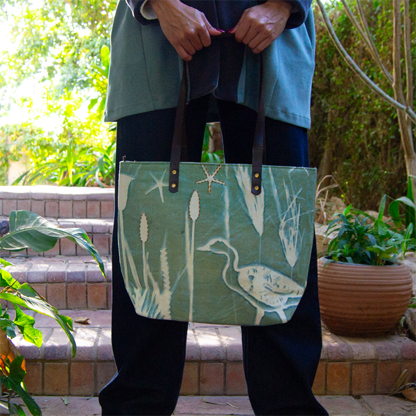 Saqara Cyano Tote Bag – view 6