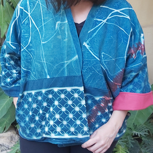 The Fence Cyano Kimono Jacket – view 3