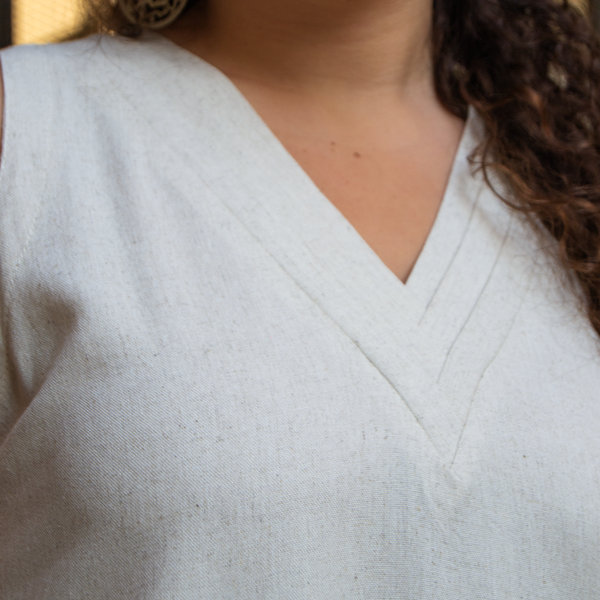 Twilight Linen Midi Dress – view 5