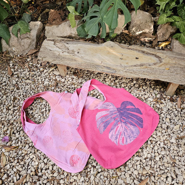 INSIDE OUT SHOPPER TOTE Canvas-Cotton