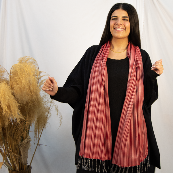 23CW5 Scarf Poncho - free size