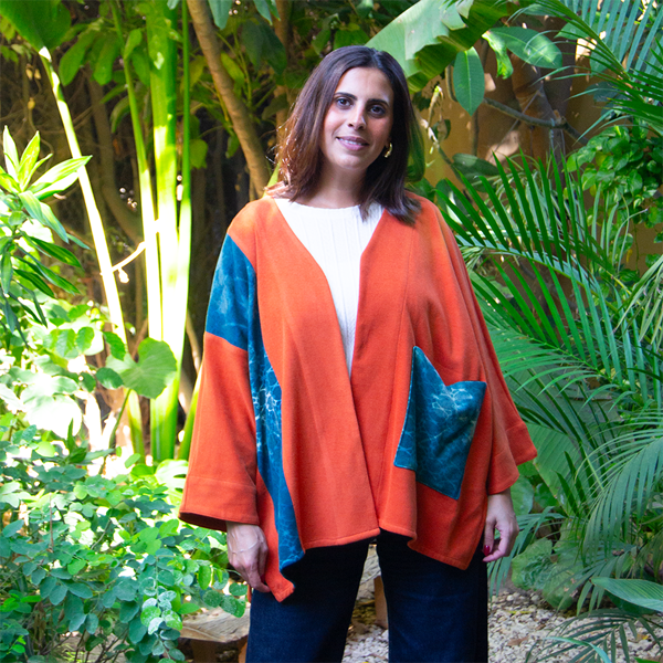 CYAN RAY KIMONO JACKET Free Size