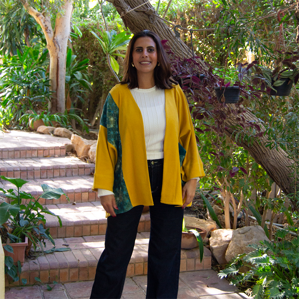 CYAN RAY KIMONO JACKET Free Size