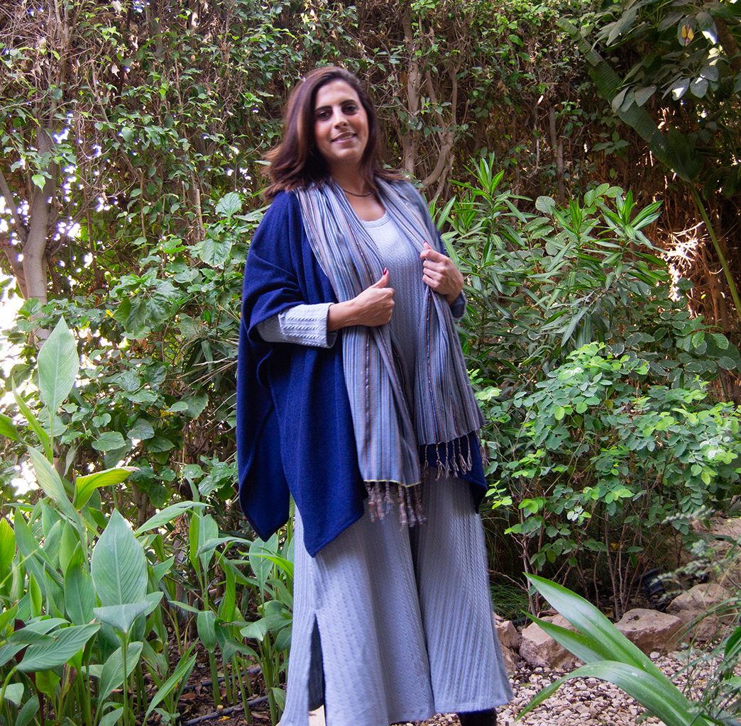 Drape Scarf Poncho Free Size – view 8