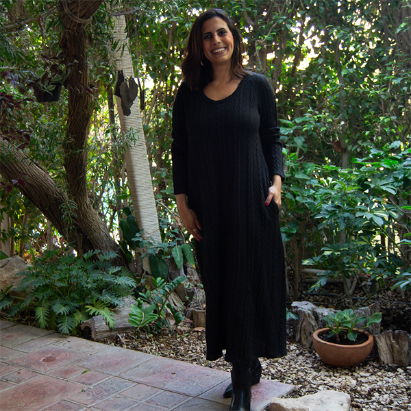 THE CLASSIC RIB KNIT MIDI DRESS