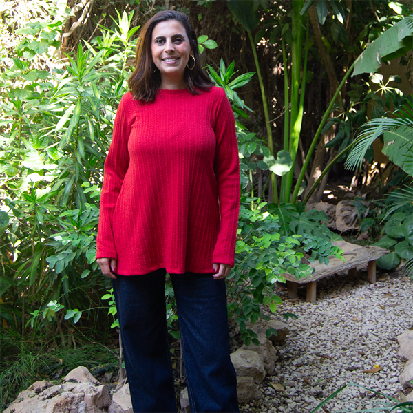 FROSTLINE RIB KNIT TOP