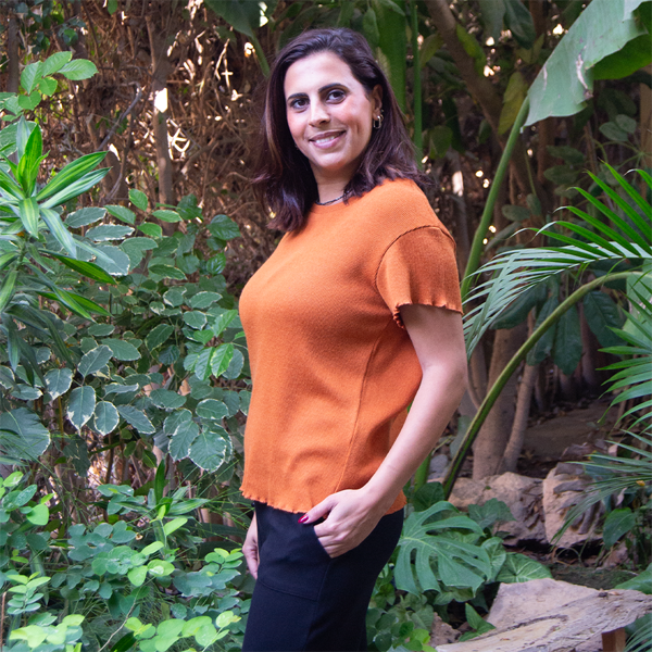 RIPPLE CHARM RIB KNIT TOP