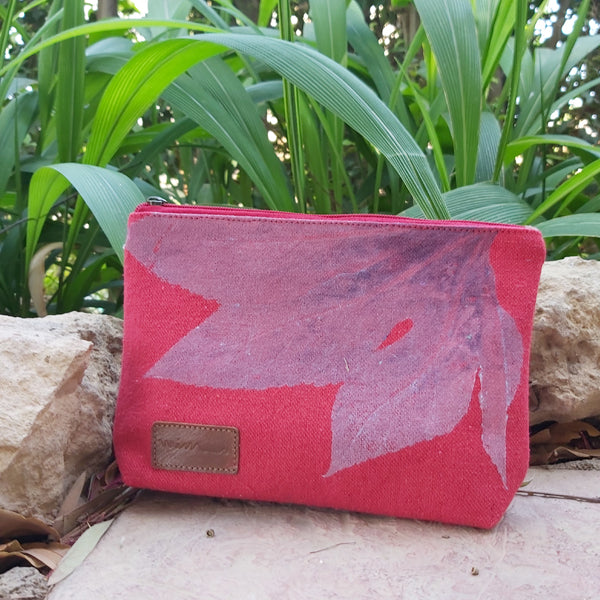 All-In-One Botanic Pouch - Canvas – botanical print pouch by MIM Creative Wear, Egypt