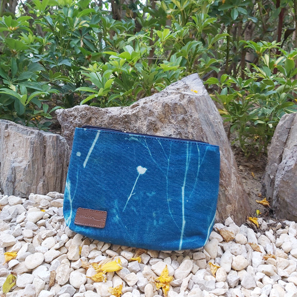 APC6 Cosmetic Bag (Cyano & Eco Print)