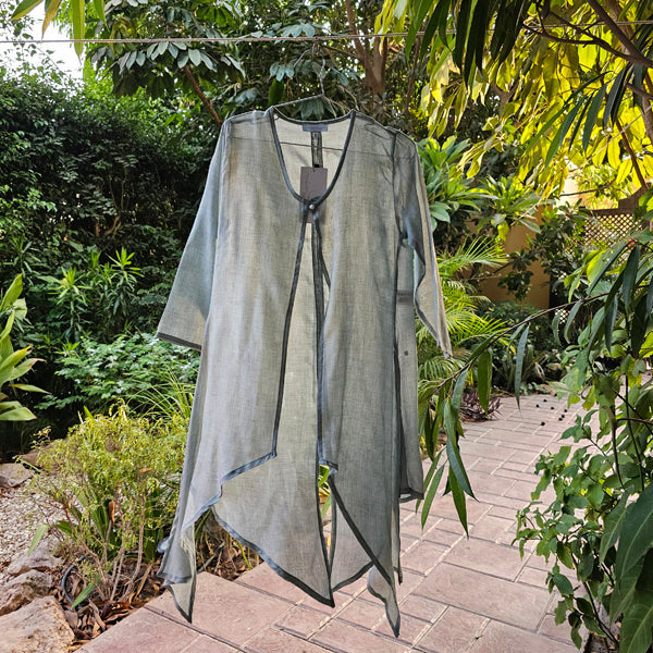 Asymmetric Boho Jacket – women's jacket by MIM Creative Wear, Egypt