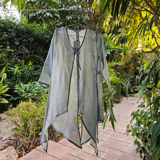 Asymmetric Boho Jacket – women's jacket by MIM Creative Wear, Egypt