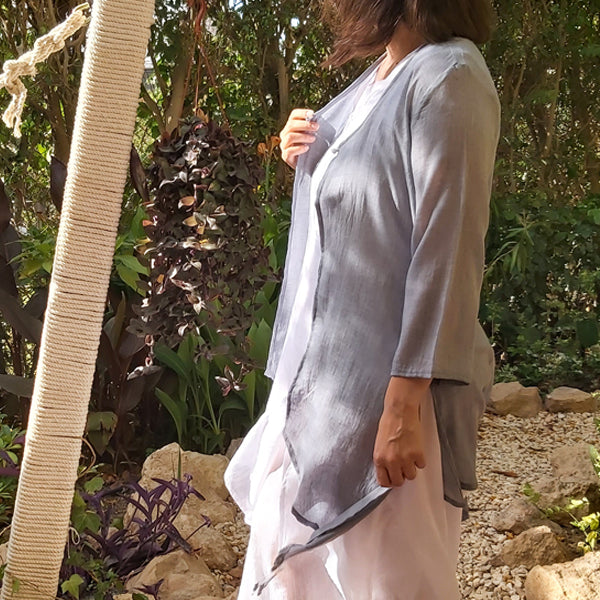 Asymmetric Boho Jacket – view 4