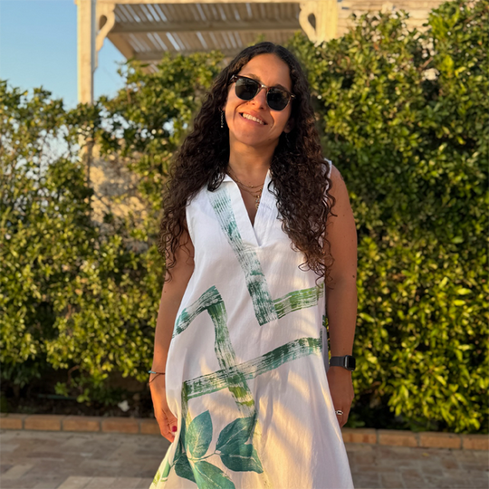 Botanic Geo Cotton Dress – view 2