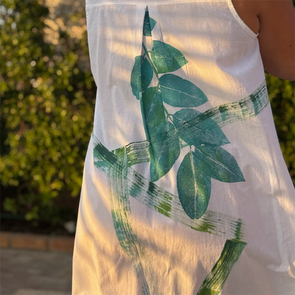 Botanic Geo Cotton Dress – view 4