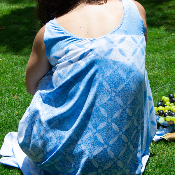 Cosmos Shibori Print Dress – view 3