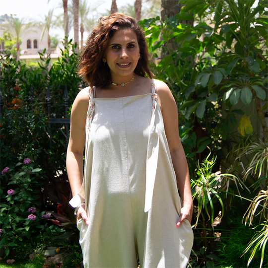 Desert Sun Linen Jumpsuit – view 2