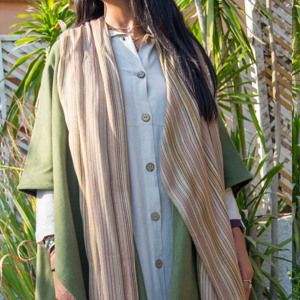 Drape Scarf Poncho Free Size – view 11