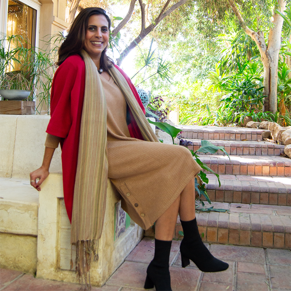 Drape Scarf Poncho Free Size – view 3