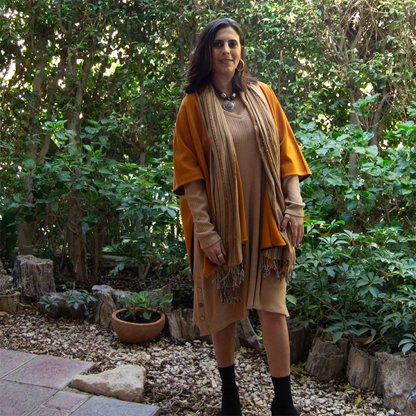 Drape Scarf Poncho Free Size – view 6
