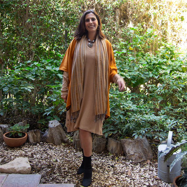 Drape Scarf Poncho Free Size – view 7
