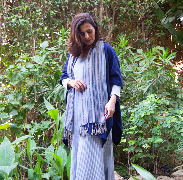 Drape Scarf Poncho Free Size – view 9