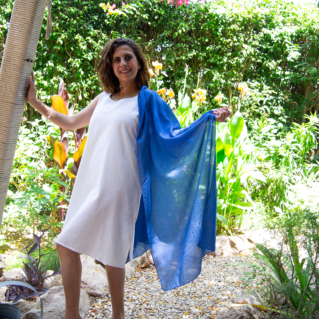 Flow Scarf - Cotton Voile – scarf by MIM Creative Wear, Egypt