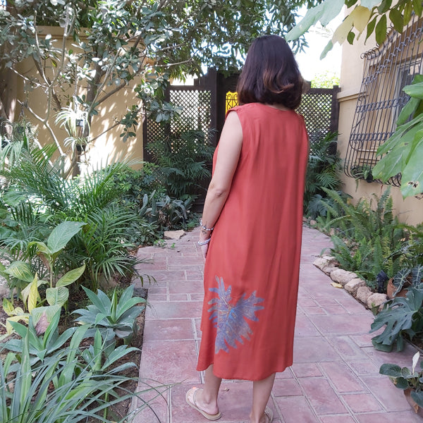 Garden Leaf Midi Dress – view 10