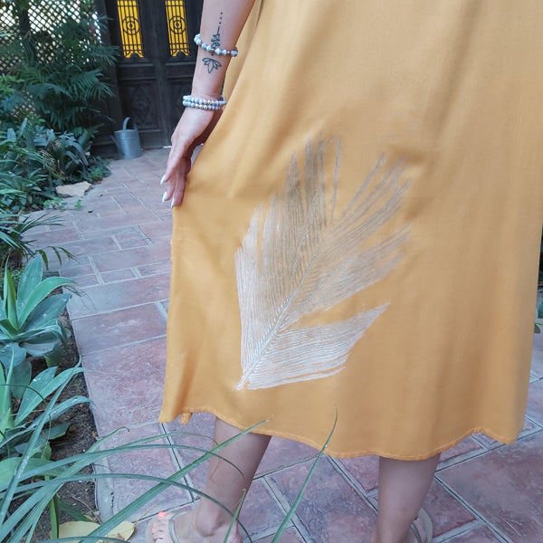 Garden Leaf Midi Dress – view 12