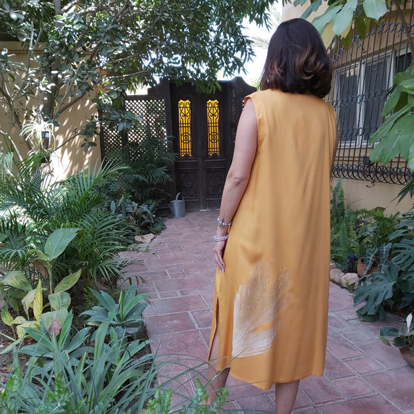 Garden Leaf Midi Dress – view 13