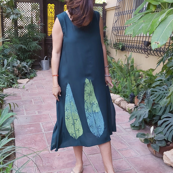 Garden Leaf Midi Dress – view 15