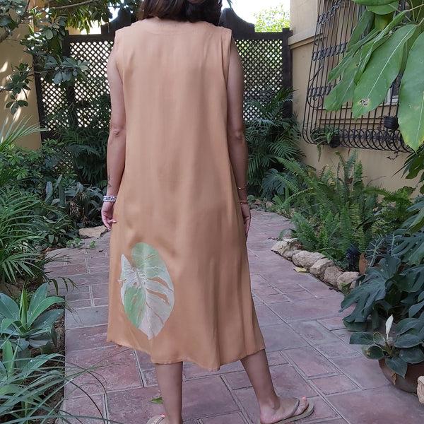 Garden Leaf Midi Dress – view 16