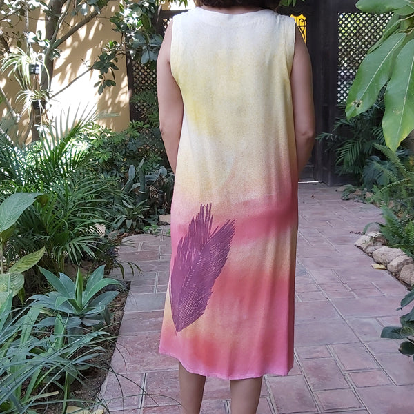 Garden Leaf Midi Dress – view 3