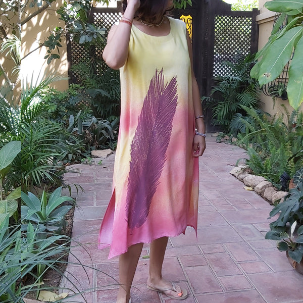Garden Leaf Midi Dress – view 4