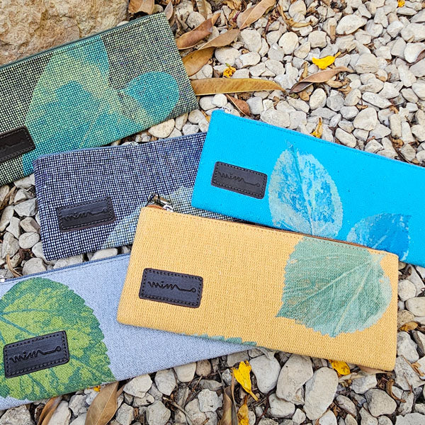 Leaf & Line Botanic Pencil Case - Canvas