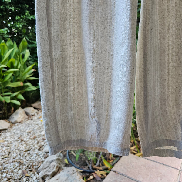 Linear Stripe Linen Jogger Pants – view 3