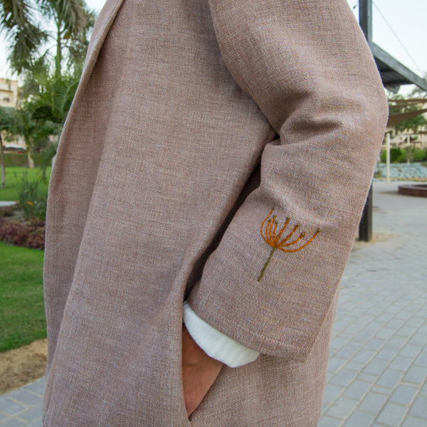 Lotus Blossom Mid Season Jacket Embroidered – view 8