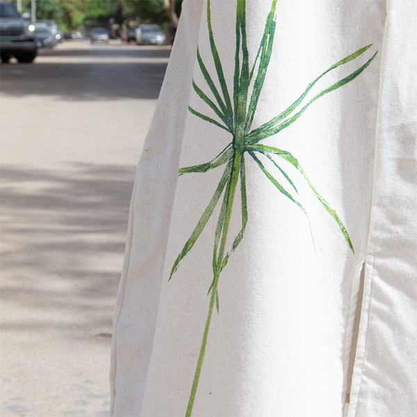 Papyrus Linen Midi Dress – view 3