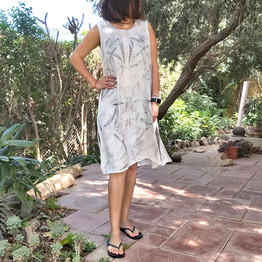 Petal Ecoprint Dress Slim – view 2