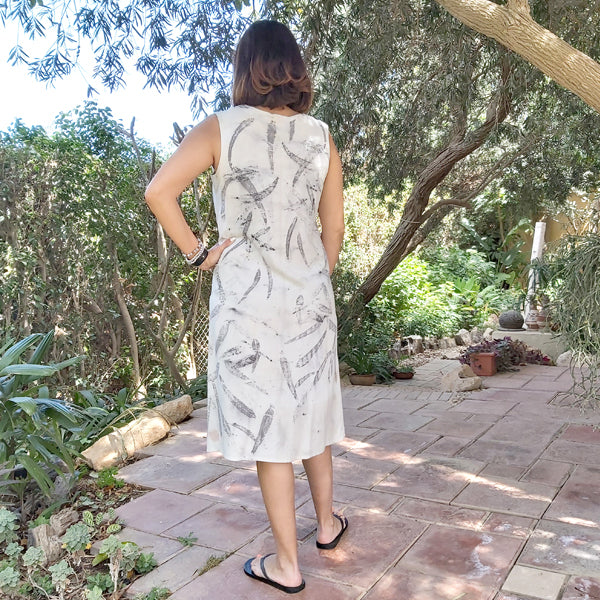 Petal Ecoprint Dress Slim – view 5