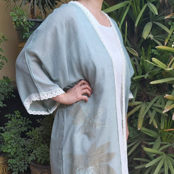 Sea Breeze Summer Kimono-Free Size – view 16