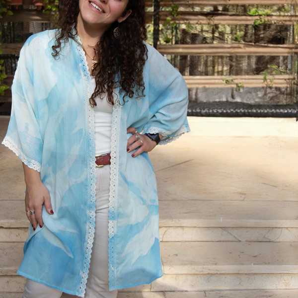 Sea Breeze Summer Kimono-Free Size – view 2