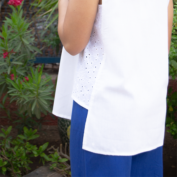 Sunline Linen Top White – view 3
