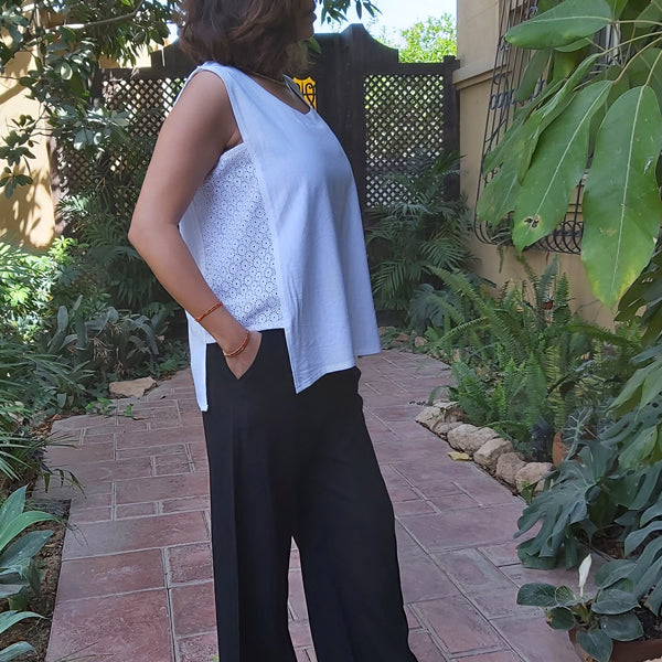 Sunline Linen Top White – view 4