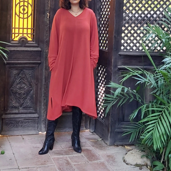 Sway A-Line Midi Dress – women's dress by MIM Creative Wear, Egypt