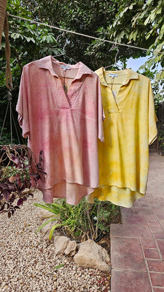 Terra Tones Ecoprint Blouse – view 2