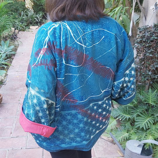 The Fence Cyano Kimono Jacket – view 2