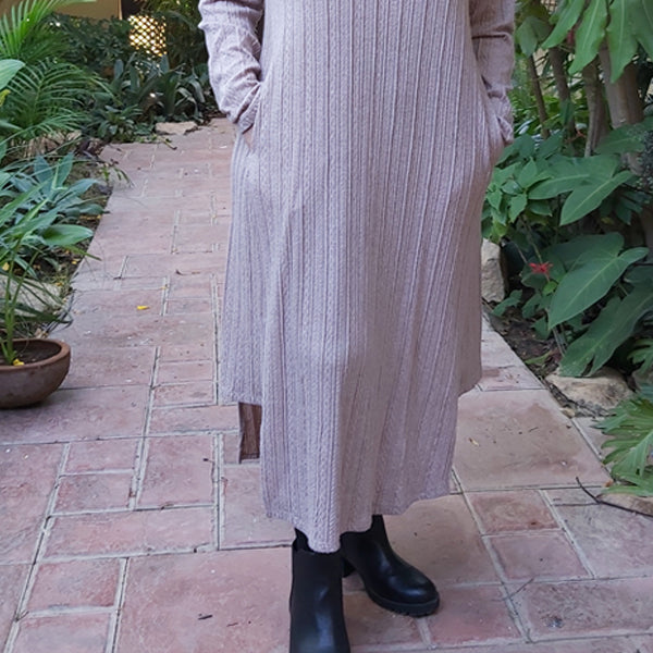 Truely Essential Rib Knit Dress – view 2