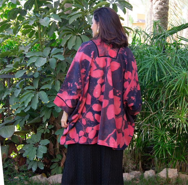 Winter Blossom Kimono Cyano Free Size – view 3